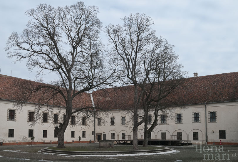 Innenhof im Nádasdy Schloss von Sárvár